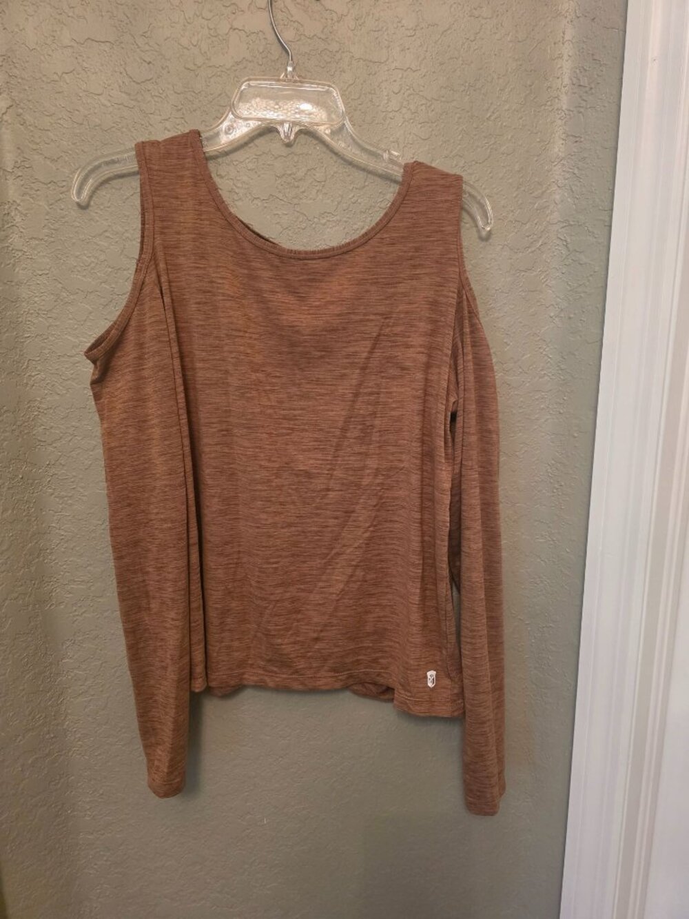 Born Primitive Ladies Brown Long sleeve Open Back Active Top M